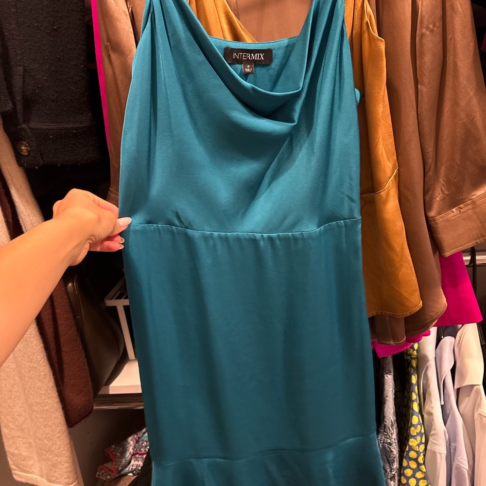 Intermix silk mini dress Size 4.